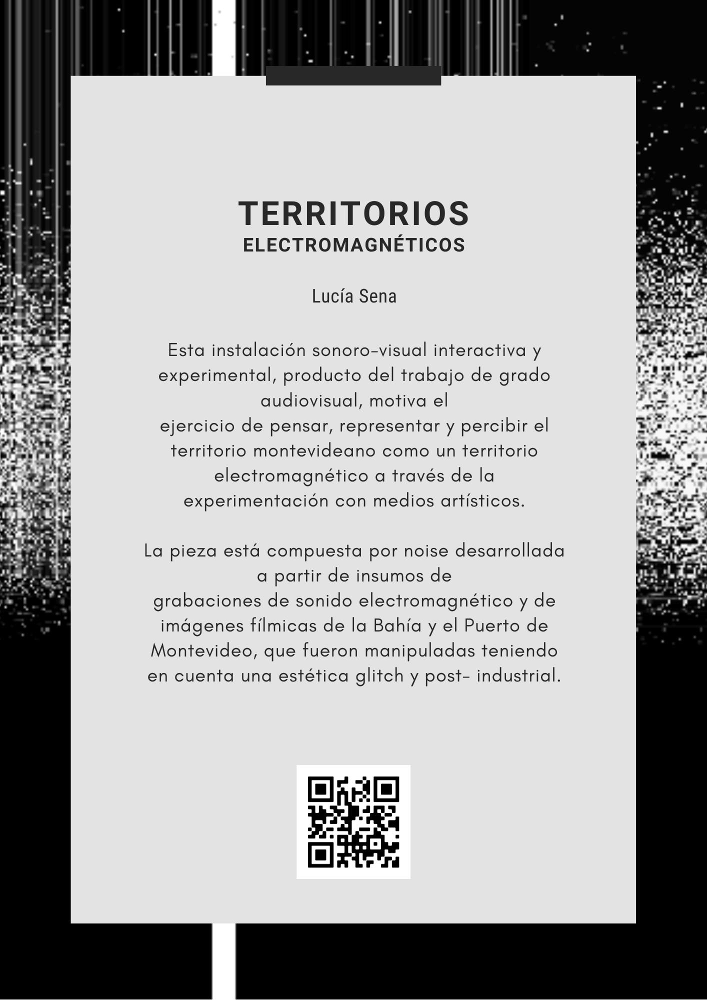 Invitación Territorios electromagnéticos