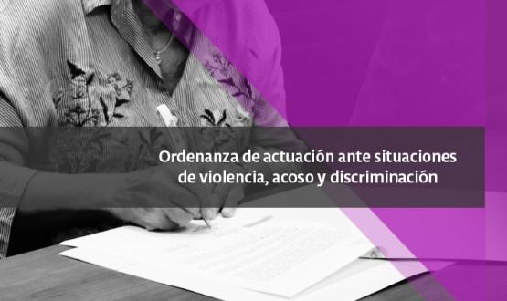 Imagen - nueva Ordenanza de actuación ante casos de violencia, acoso y discriminación