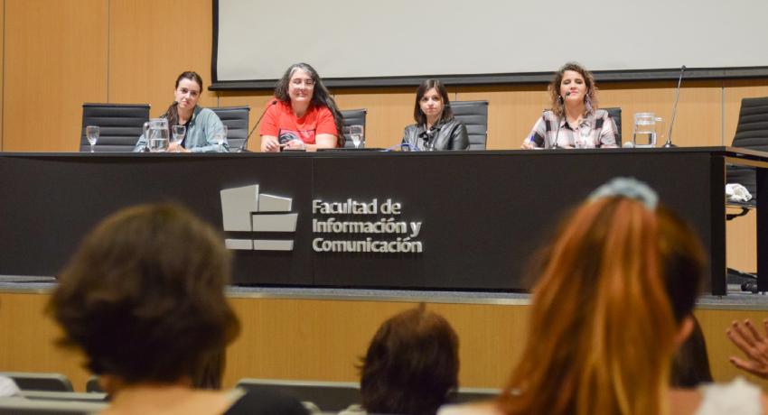 Fotografía. De izquiera a derecha: Jazmin Domínguez Silveira, Jimena Núñez Ansuas, Stephanie Demirdjian y Lucía Santos Nasso 