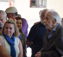 Podestá en la inauguración