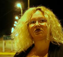 Karina Núñez, protagonista del cortometraje "Karina".